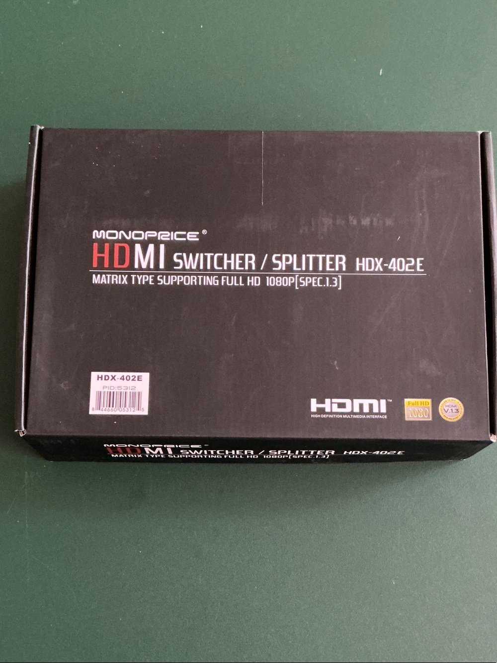 Monoprice HDMI switcher splitter HDX-402E